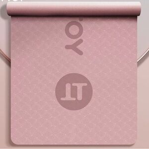 Brand New Pink Yoga Mat with Logo